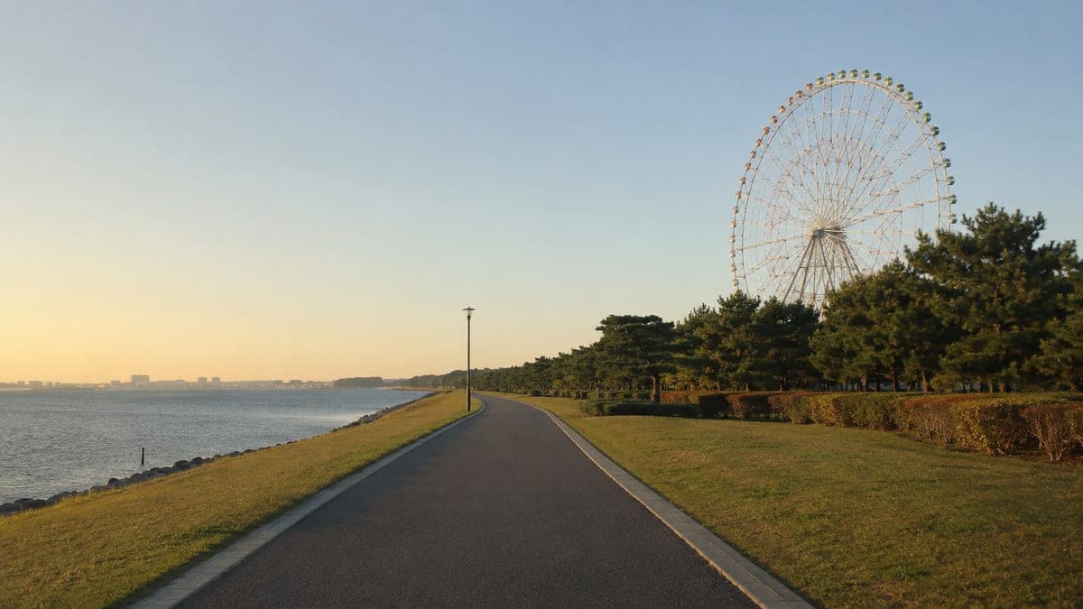 Kasai Rinkai Park Seaside Course running course in Edogawa-ku, Tokyo