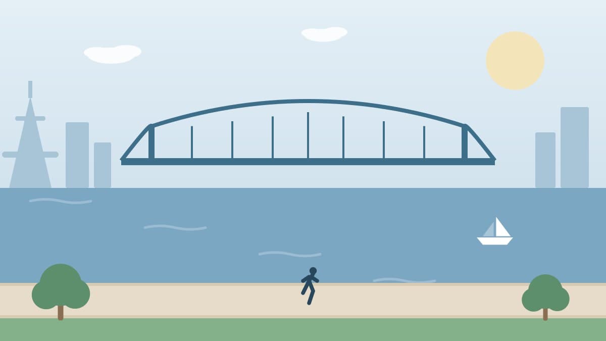 Odaiba Seaside Course running course