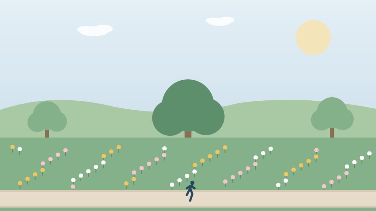 Showa Memorial Park Course running course